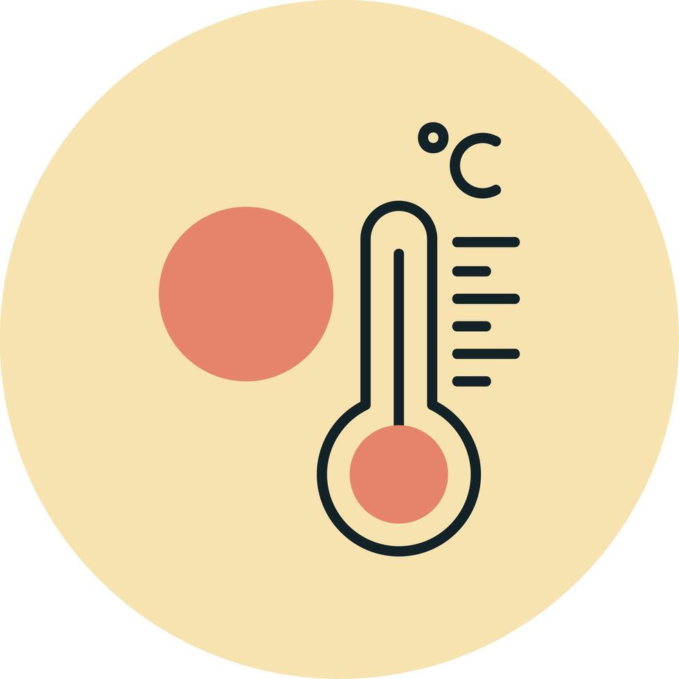 High Temperature Vector Icon