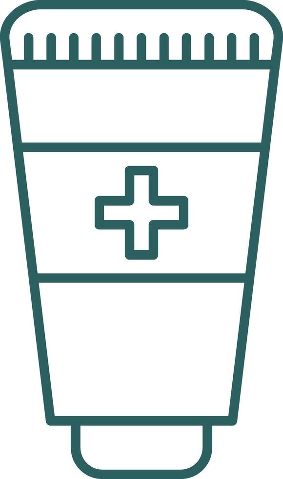 Hand Sanitizer Line Gradient Icon vector
