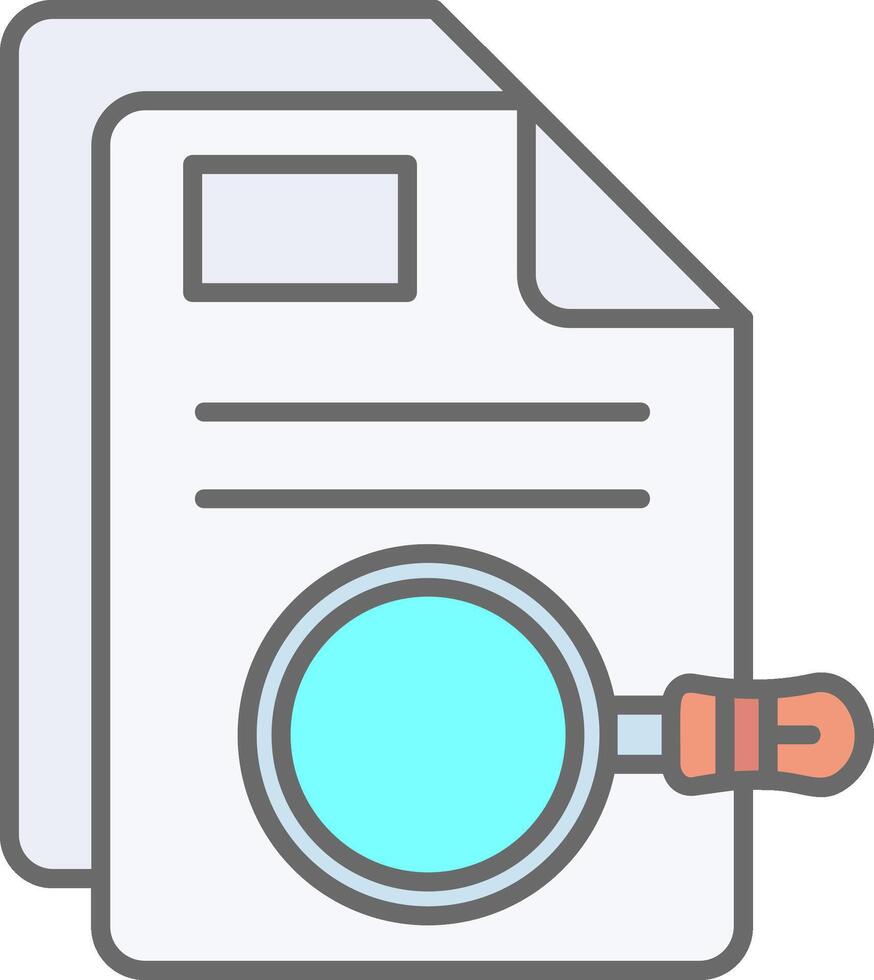 Help Line Filled Light Icon vector