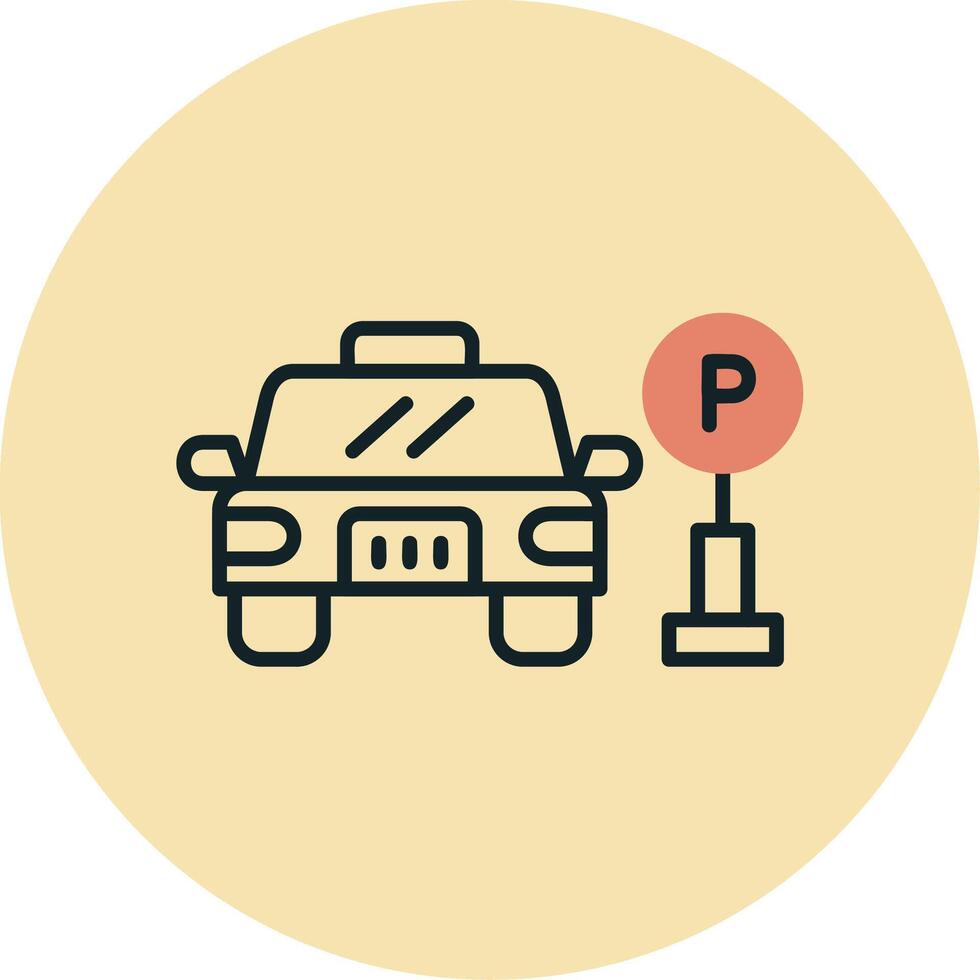 Parking Area Vector Icon