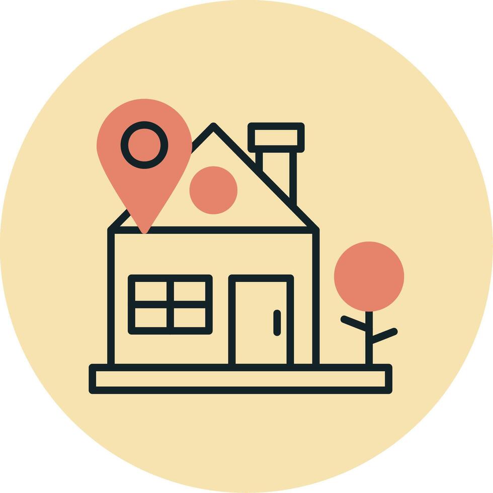 Home Location Vector Icon