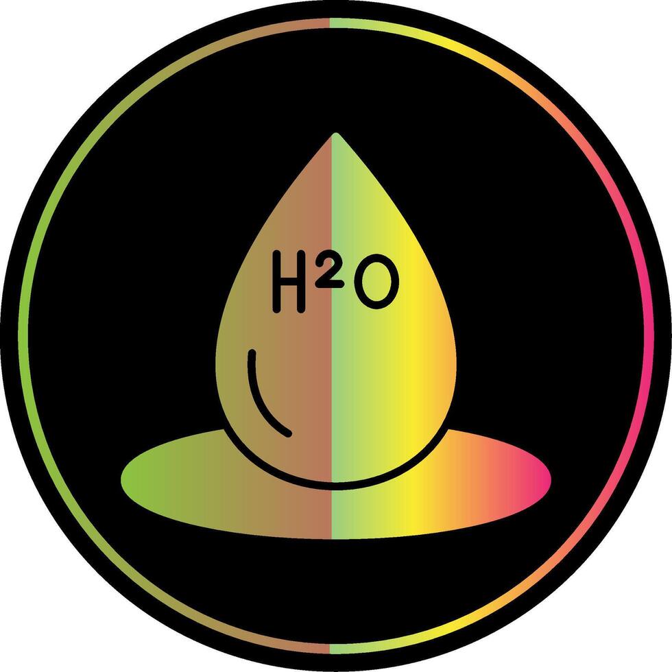 H2o Glyph Due Color Icon vector