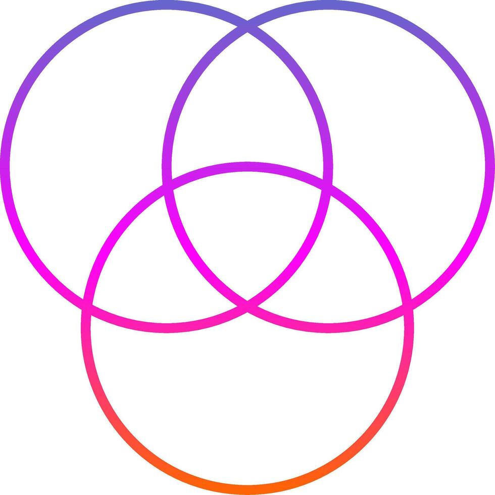 Diagram Line Gradient Icon vector