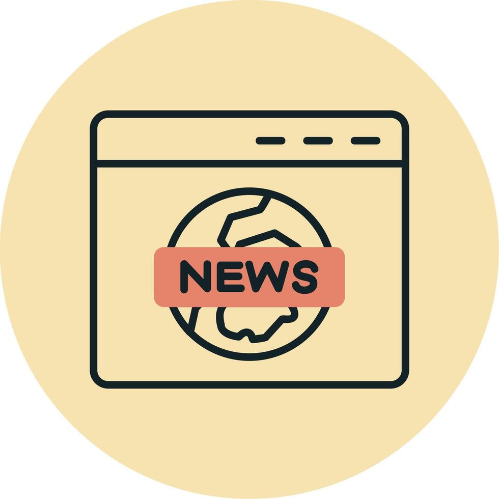 News Report Vector Icon