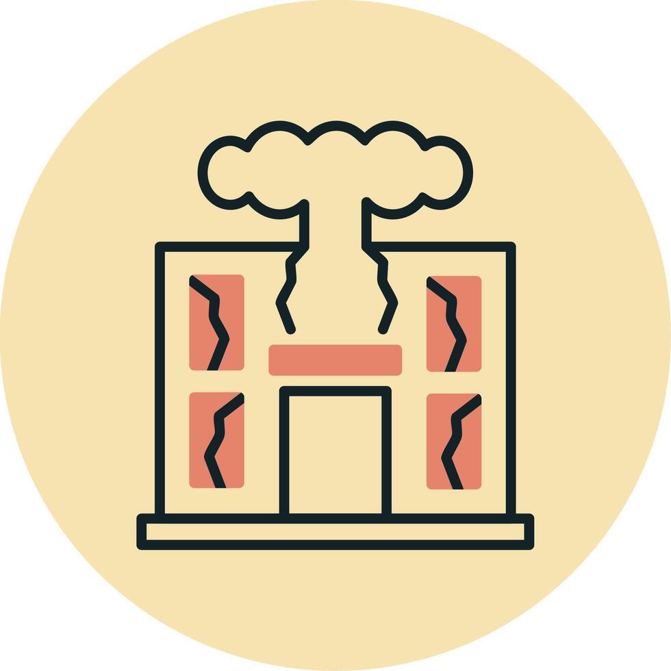 War Destruction Vector Icon