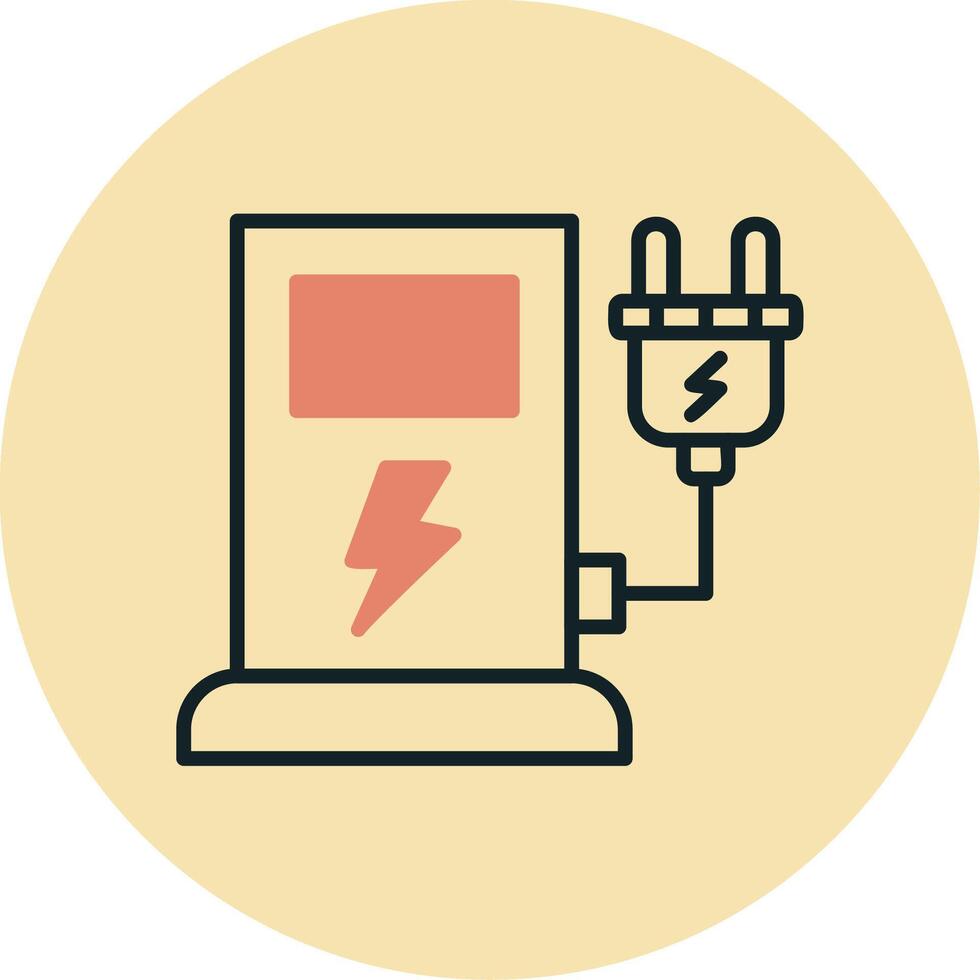 Charging Station Vector Icon