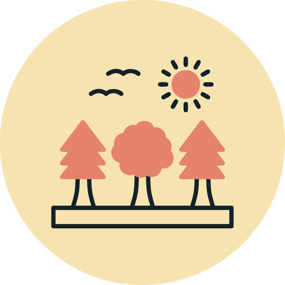 Forest Vector Icon