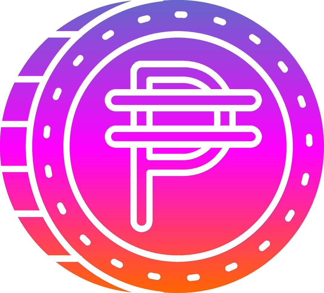 Philippine Glyph Gradient Icon vector