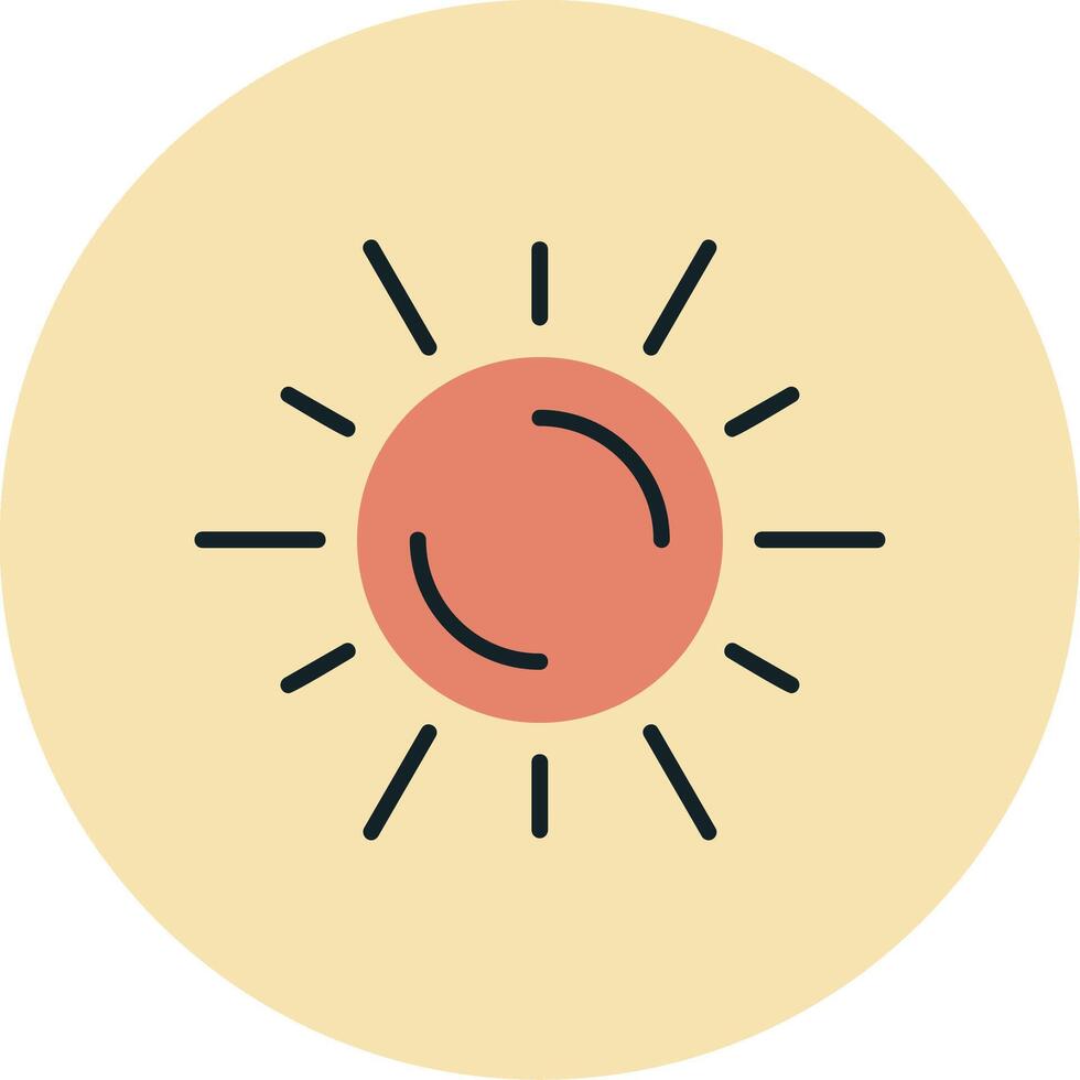 Sun Vector Icon