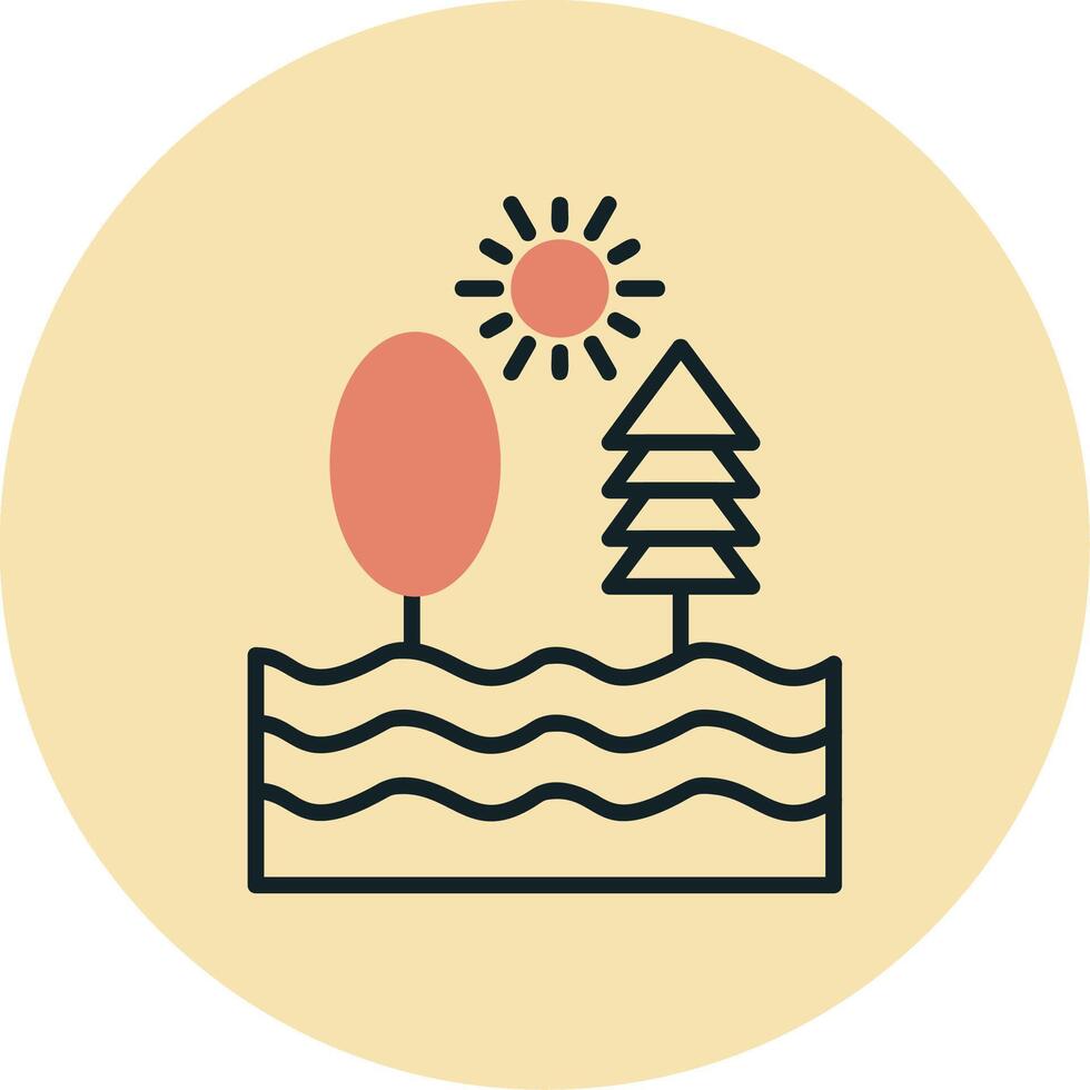 River Vector Icon
