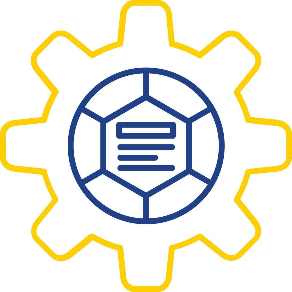 Infographic elements Line Two Color Icon vector