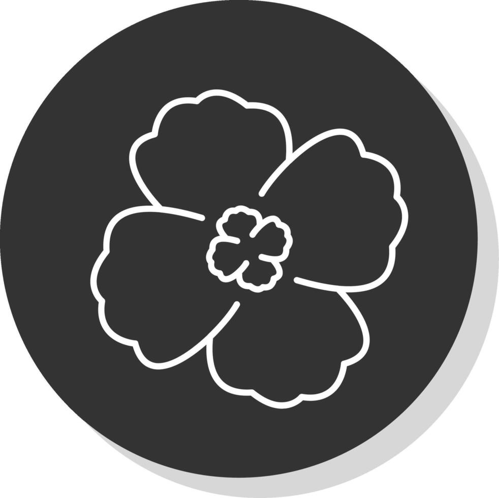 Violet Line Grey  Icon vector