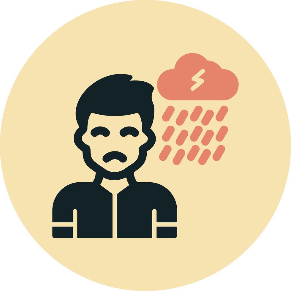 Depression Vector Icon