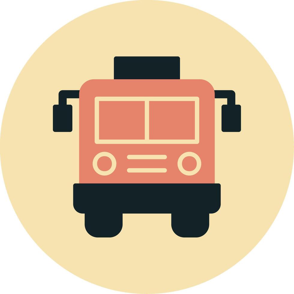 icono de vector de bus