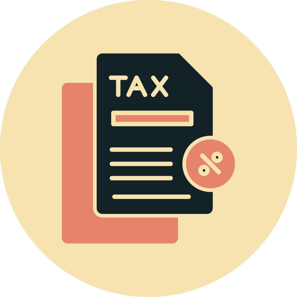 Tax Discount Vector Icon