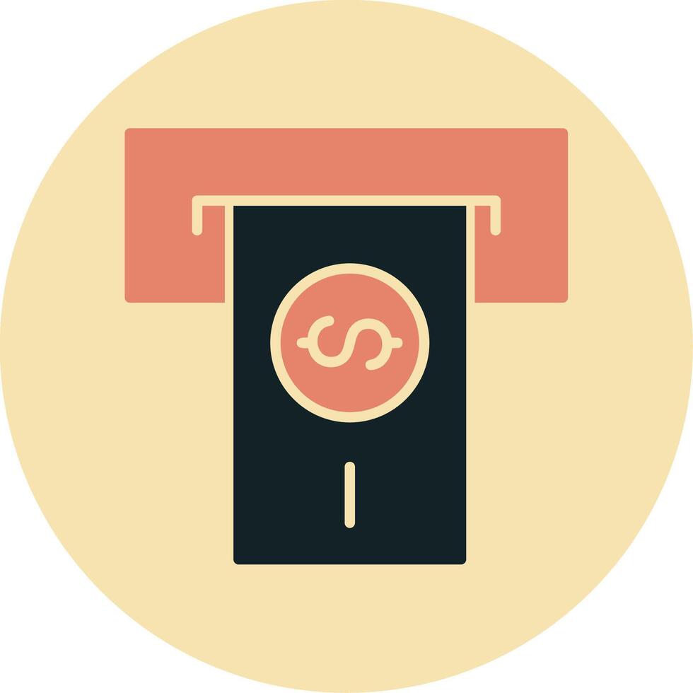 Withdraw Money Vector Icon