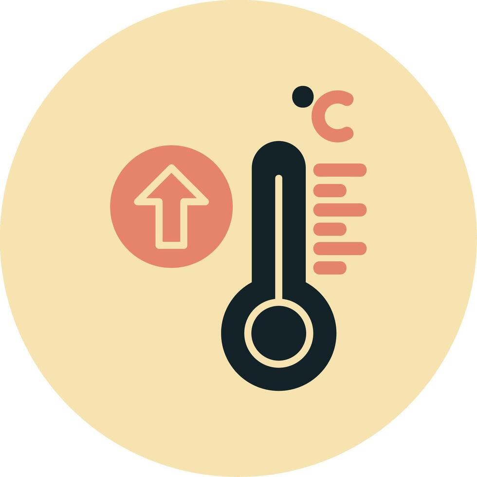 High Temperature Vector Icon