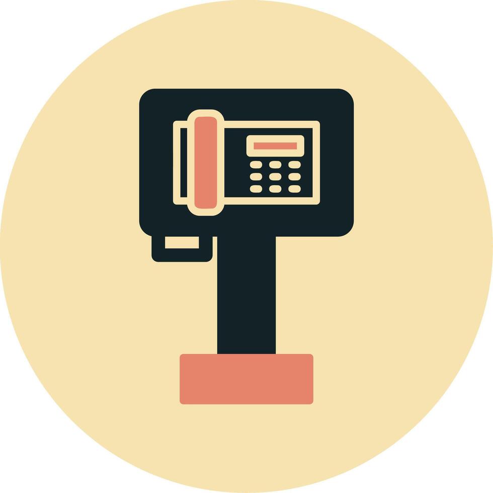 Public Phone Vector Icon