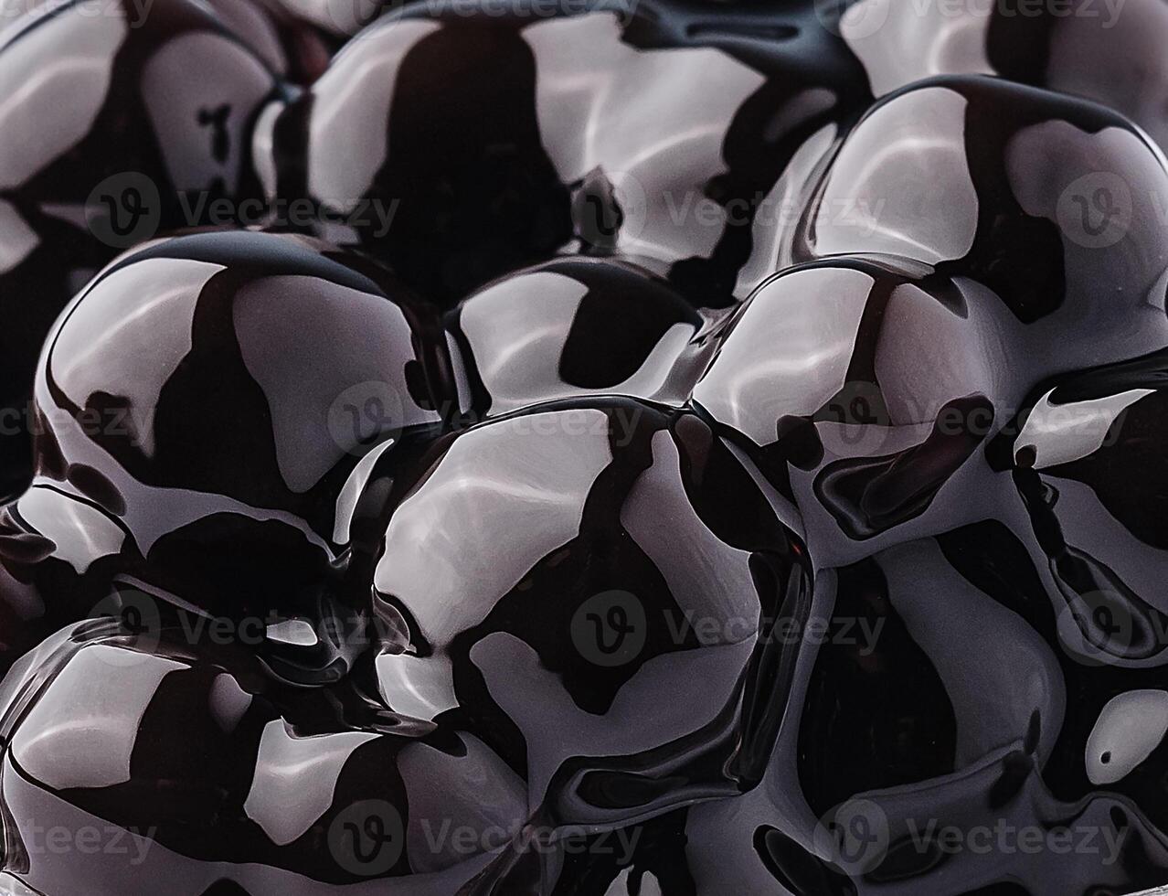 Black caviar macro or closeup background photo