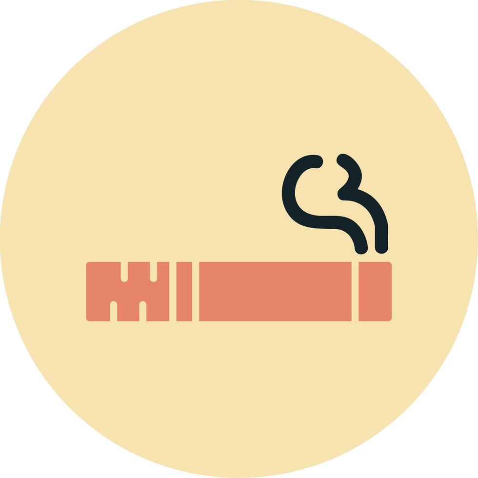 icono de vector de cigarrillo