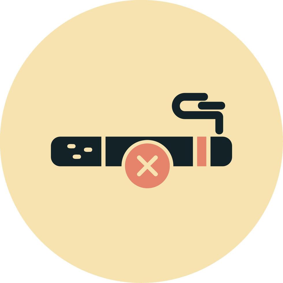 No Smoking Vector Icon