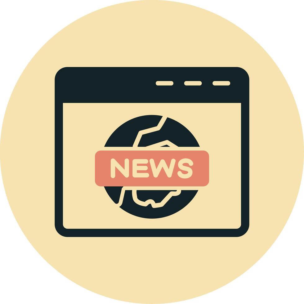 News Report Vector Icon