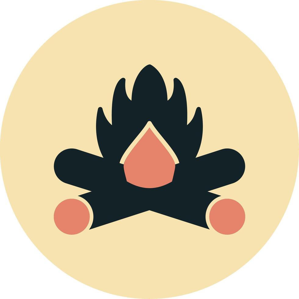 Campfire Vector Icon