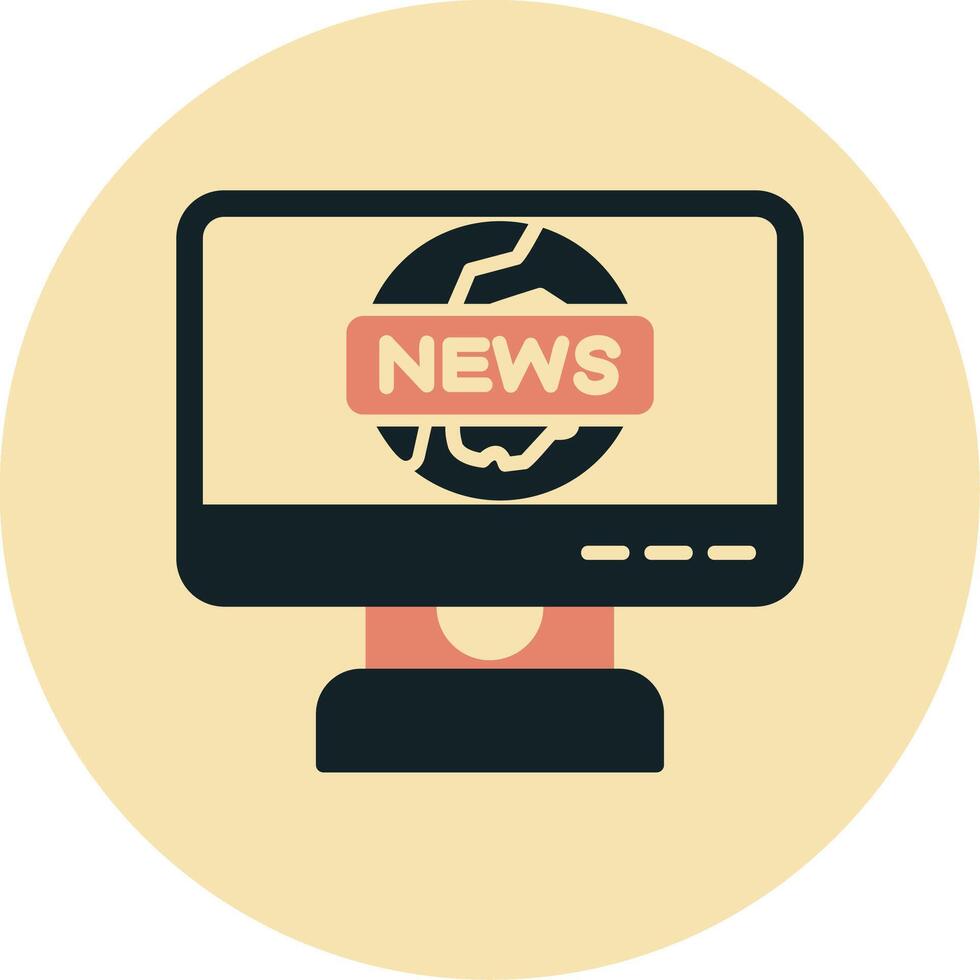 News Report Vector Icon