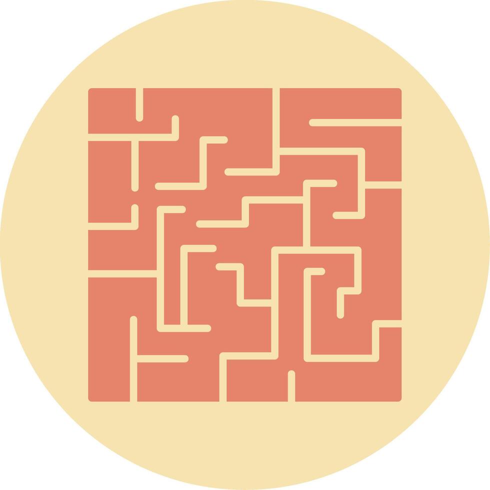 Maze Vector Icon