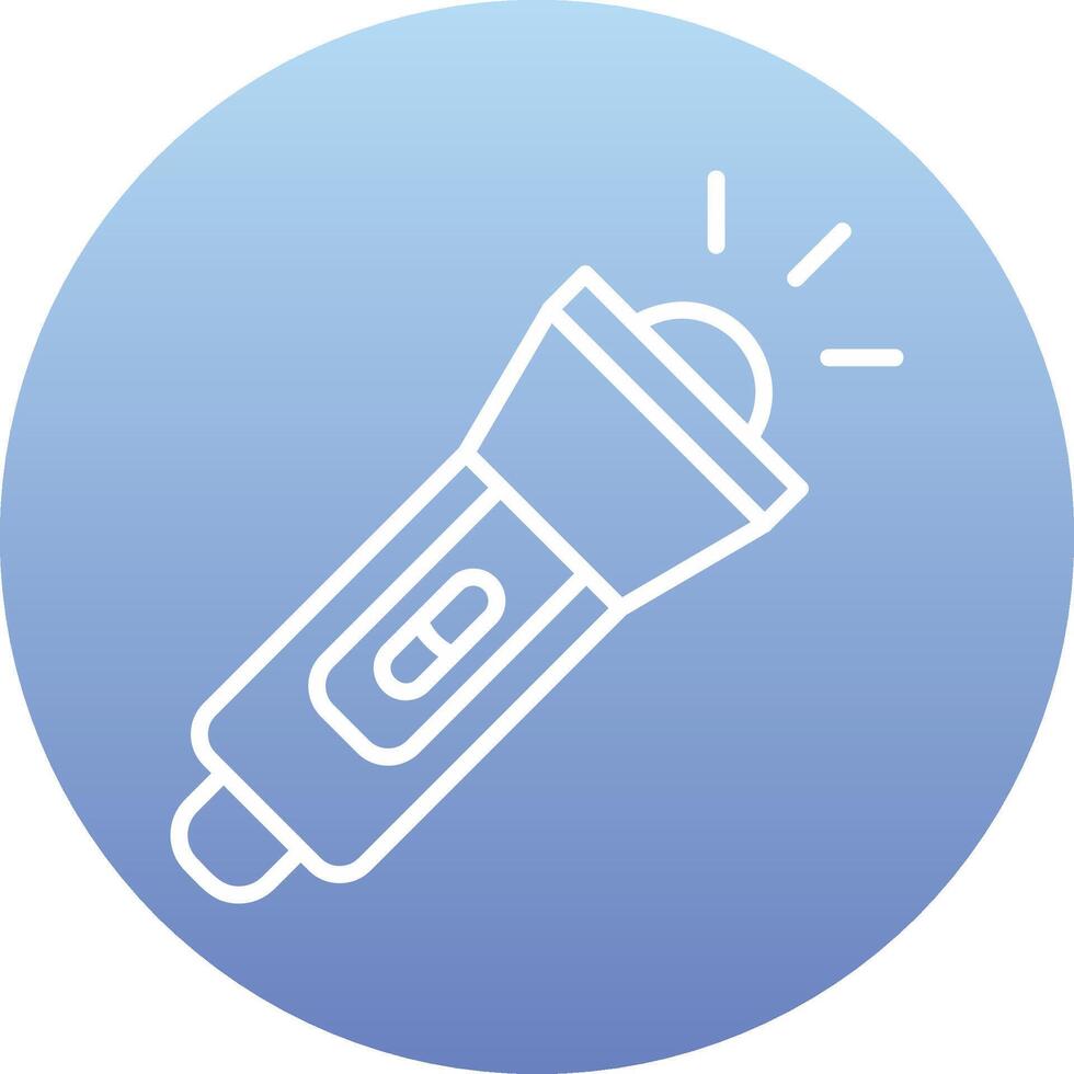 Flashlight Vector Icon