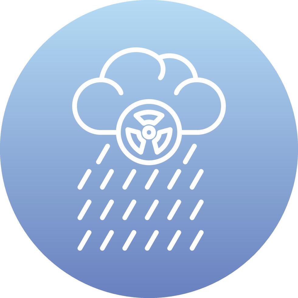 Acid Rain Vector Icon
