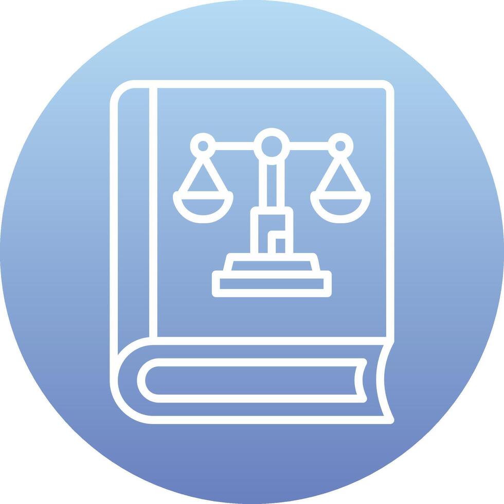 Justice Book Vector Icon