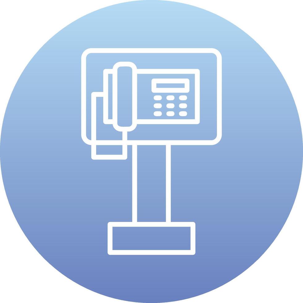 Public Phone Vector Icon