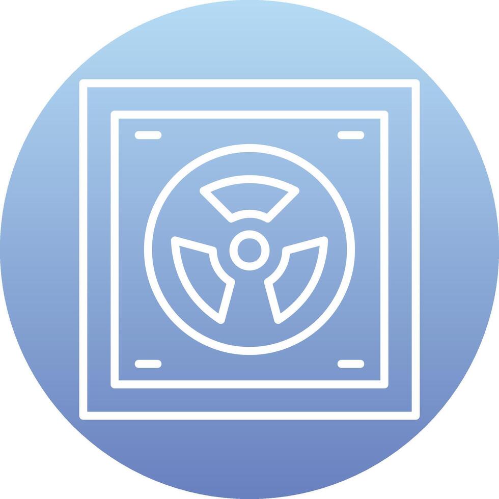 Radioactive Vector Icon
