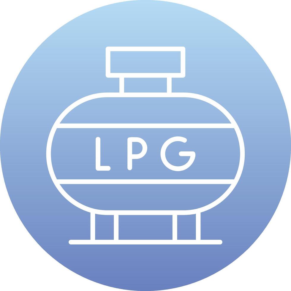 Liquefied Petroleum Gas Vector Icon