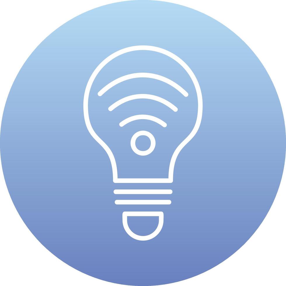 Smart Bulb Vector Icon