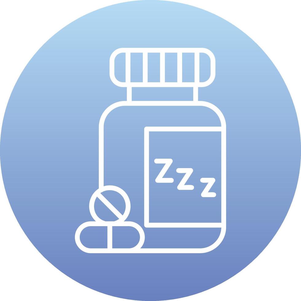 Sleeping Pills Vector Icon