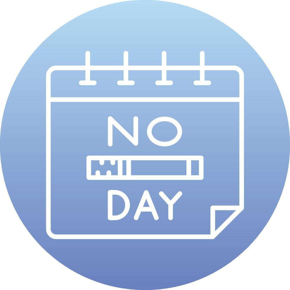 No Tobacco Day Vector Icon