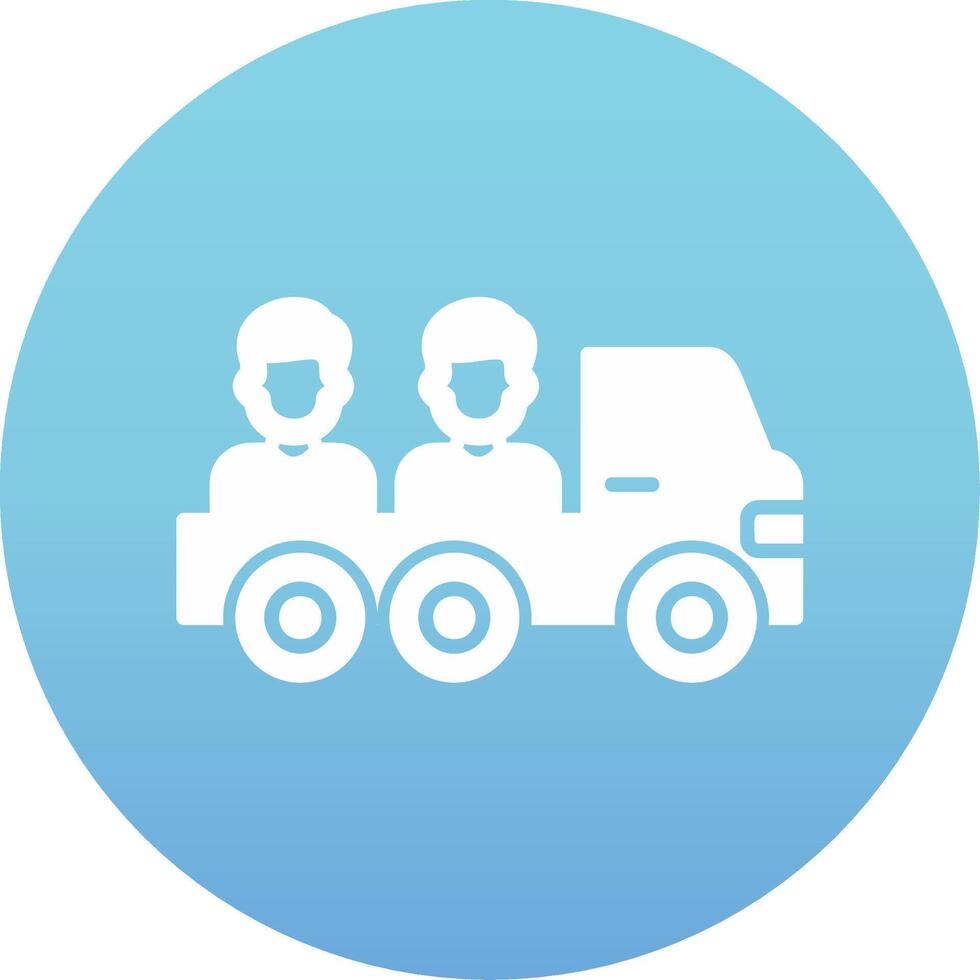 Pickup Truck Vector Icon