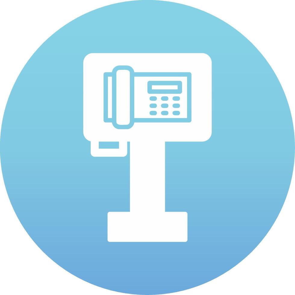 Public Phone Vector Icon