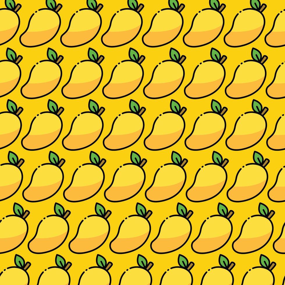 Mango pattern design or background vector