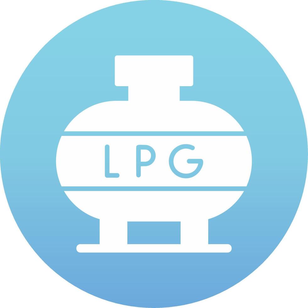Liquefied Petroleum Gas Vector Icon
