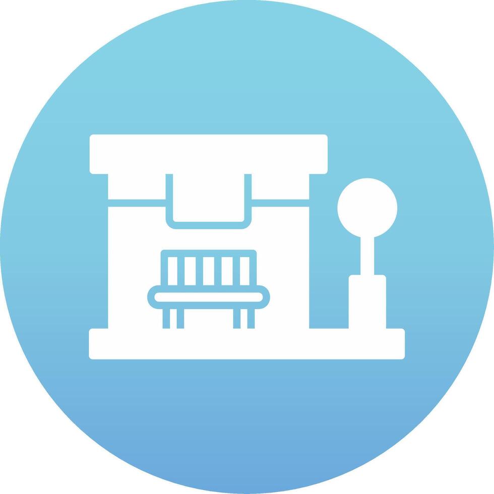 Bus Stop Vector Icon