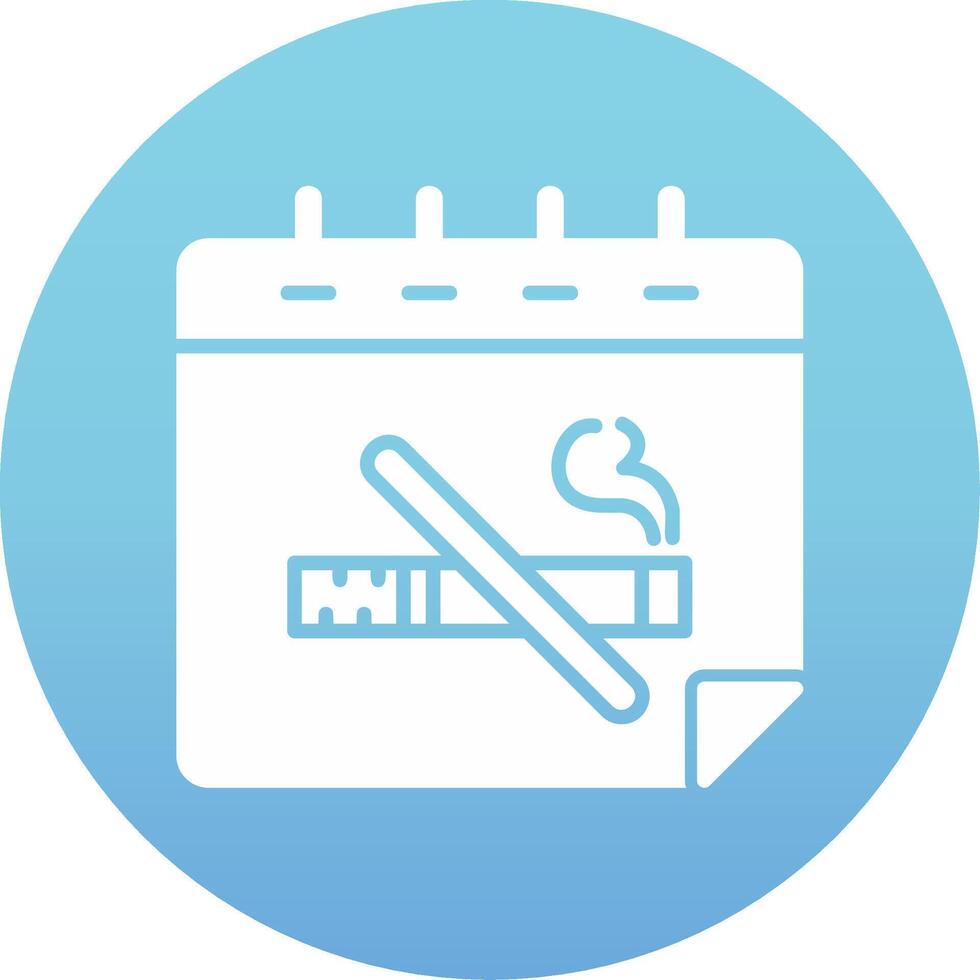 No Tobacco Day Vector Icon