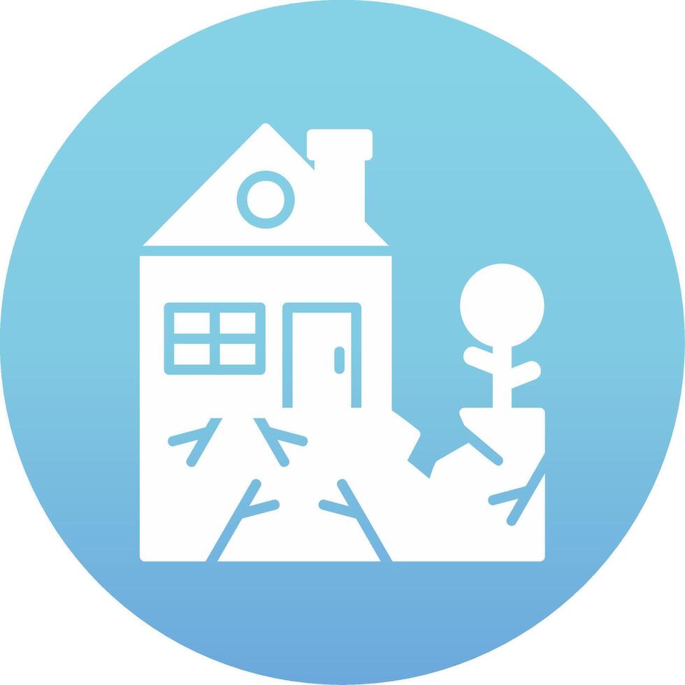 Earthquake Vector Icon