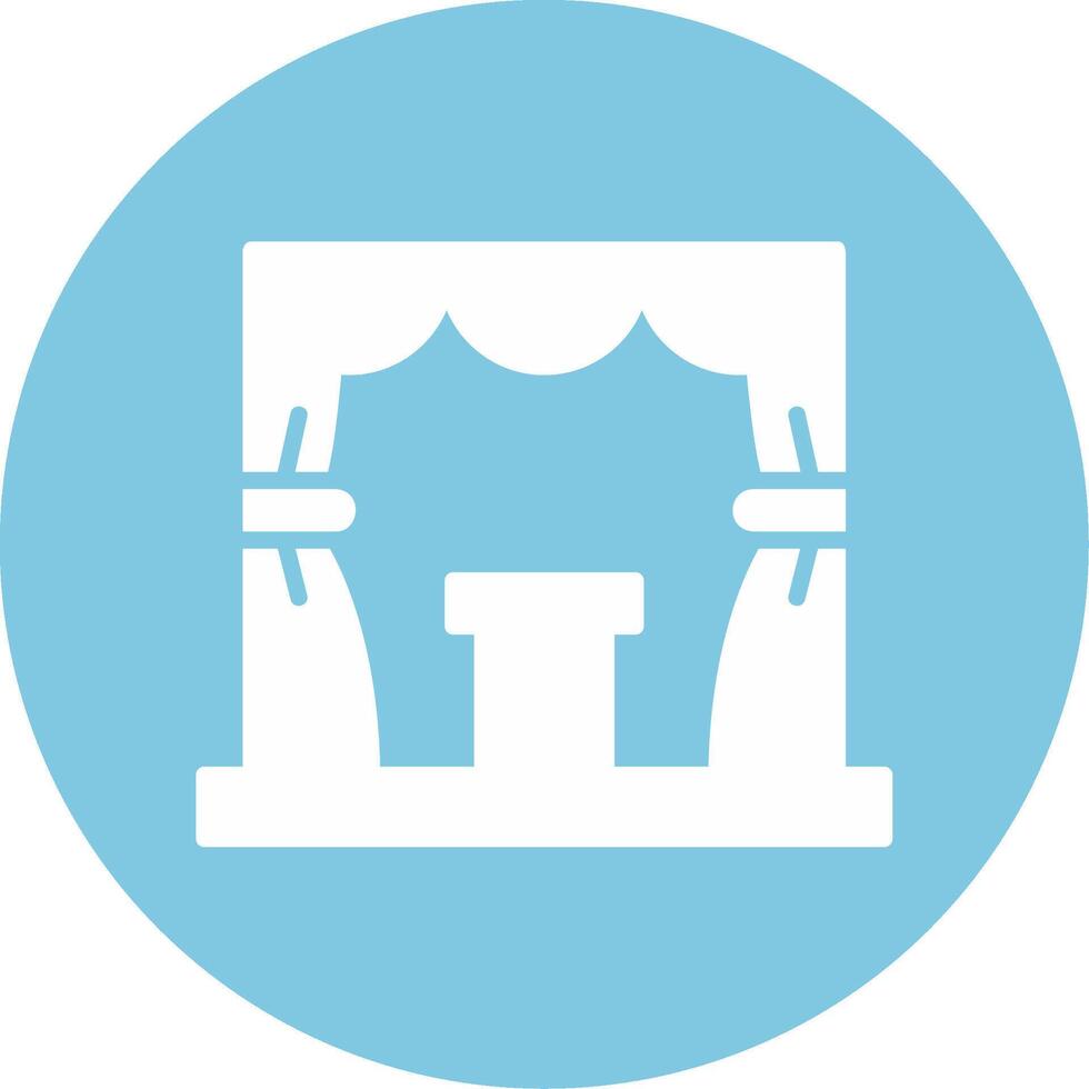 Stage Vector Icon