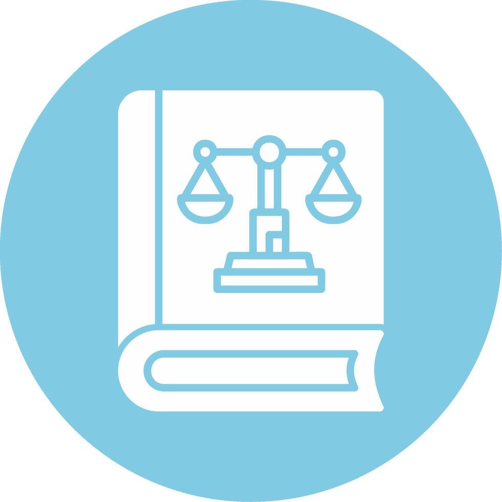 Justice Book Vector Icon