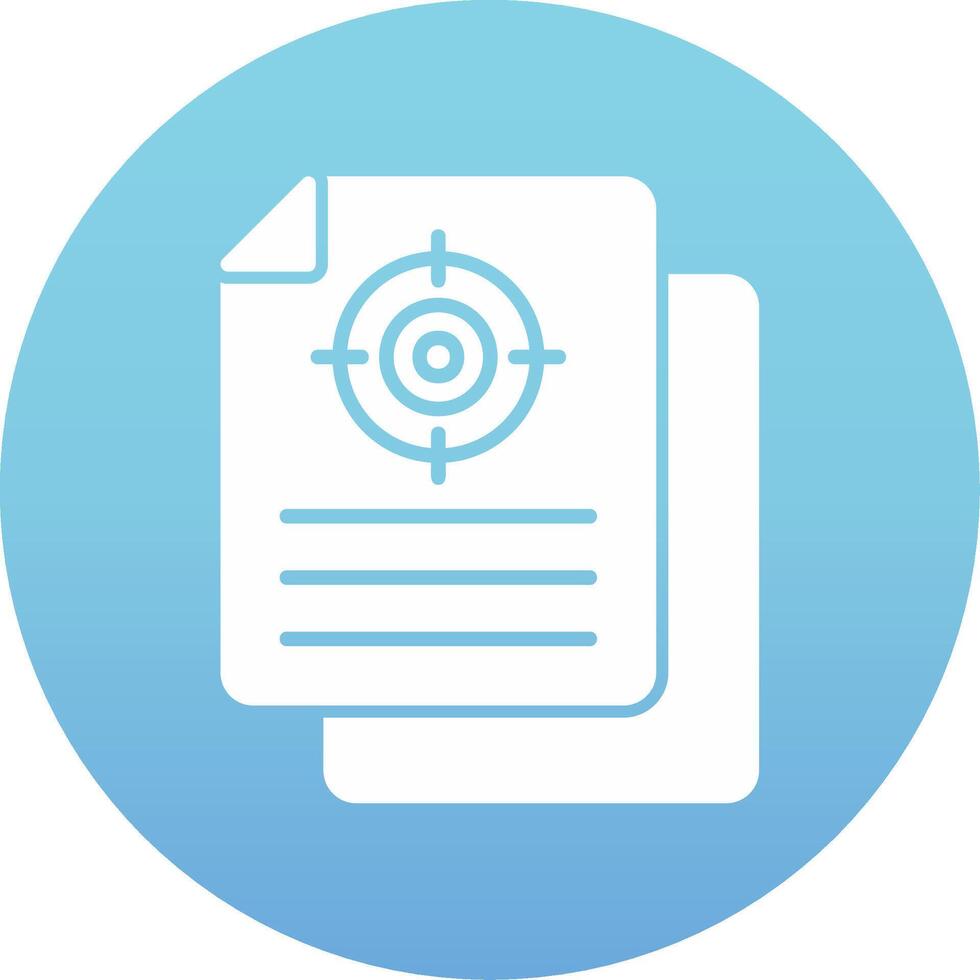 Objective Vector Icon