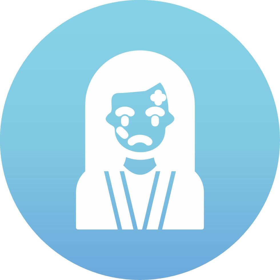 glyph gradient circle vector