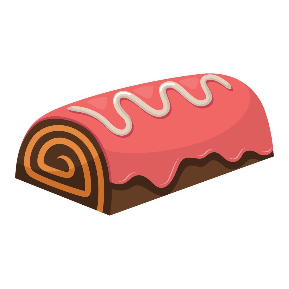 Brownies icon illustration. Vector design